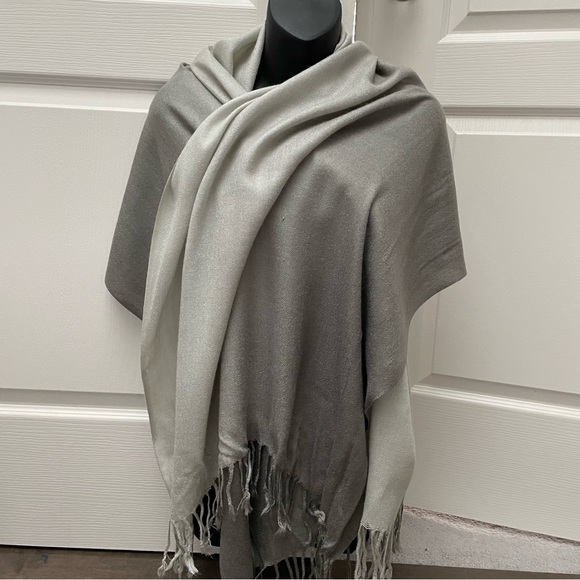Grey/Silver Ombre Scarf - Picture 1 of 7